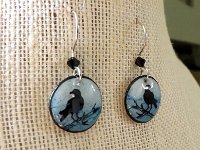 Two Crows Joy Pysanky Jewelry by So Jeo                  https://www.etsy.com/ca/listing/201774292